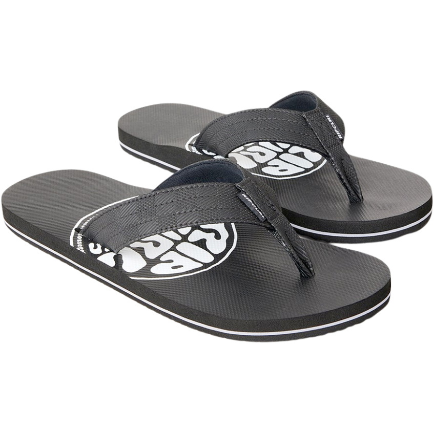 2026 Rip Curl Mens Ripper Bloom Open Toe 1C0MOT - White / black